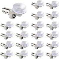 Lntyq 30 Stück Regalhalterungen, Regalstifte, Ersatz-Regalstifte für Schränke, Küchenregalhalterungen, verstellbare Regalhalterungen, Bücherregal, von LNTYQ