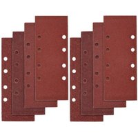 40 Stück Schleifpapier, 93 x 185 mm Schleifblätter für 8-Loch-Exzenterschleifer, sortierte Körnung P40, P60, P80, P100 - Lntyq 40 Stück Schleifpapier, 93 x 185 mm Schleifblätter für 8-Loch-Exzenterschleifer, sortierte Körnung P40, P60, P80, P100 - Lntyq von LNTYQ