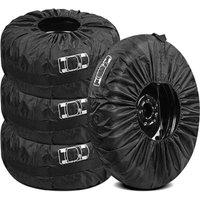 Lntyq 4er Set Auto-Radreifenabdeckungen, Autoreifenabdeckung, wasserdichter Schutz vor Schnee und Sonne für 13-18 Zoll Reifen, für Autos, Wohnwagen Lntyq 4er Set Auto-Radreifenabdeckungen, Autoreifenabdeckung, wasserdichter Schutz vor Schnee und Sonne für 13-18 Zoll Reifen, für Autos, Wohnwagen von LNTYQ