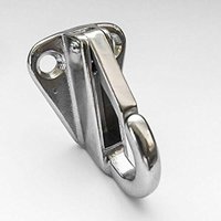 Lntyq 5x Karabiner auf Edelstahlplatte - Karabinerhaken - ∅ bis 10 mm von LNTYQ