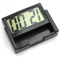 Lntyq - Auto-Digitaluhr, Mini-Armaturenbrettuhr fürs Auto, universelle elektronische Uhr, selbstklebende Uhr mit LCD-Display, Uhr für den von LNTYQ