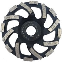 Beton-Schleifscheibe, 125 mm Diamant-Schleifscheibe zum Schleifen von Beton, Stein, Granit, Marmor - Lntyq Beton-Schleifscheibe, 125 mm Diamant-Schleifscheibe zum Schleifen von Beton, Stein, Granit, Marmor - Lntyq von LNTYQ