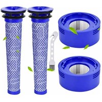 Lntyq Filtres pour Aspirateur Dyson V7 V8 SV10 SV11, 2 post-filtres HEPA et 2 pré-filtres, remplacez les pièces 965661-01 et 967478-01 von LNTYQ