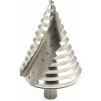 Lntyq - Großer HSS-Stufenbohrer – Schnellarbeitsstahl titanbeschichtet – 6-60 mm – Bohrer für Aluminiumbleche und Holz – Großer Mehrlochbohrer für von LNTYQ