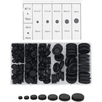Gummistopfen, 200 Stück Gummitüllen, Gummitüllen, Gummitüllen-Set für Drahtkabel, Gummi-Unterlegscheiben-Sortiment - Lntyq Gummistopfen, 200 Stück Gummitüllen, Gummitüllen, Gummitüllen-Set für Drahtkabel, Gummi-Unterlegscheiben-Sortiment - Lntyq von LNTYQ