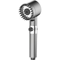 Lntyq - Handbrause – wassersparend – mit Filter – 3 Modi – hoher Druck – wassersparend – für Badezimmer – Duschkopf mit Silikonmund für Spa/Massage von LNTYQ