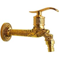 Lntyq One in Two Out Vierpunkt-Waschmaschinen-Wasserhahn aus Kupfer mit Schnellöffnung für Damen, Wasch-Spritzpistolen-Set für Damen, Gold, lang, Lntyq One in Two Out Vierpunkt-Waschmaschinen-Wasserhahn aus Kupfer mit Schnellöffnung für Damen, Wasch-Spritzpistolen-Set für Damen, Gold, lang, von LNTYQ