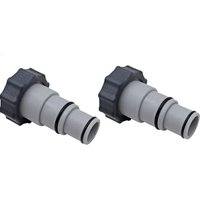 Poolschlauchadapter - Schlauchadapter mit Innengewinde zum Schrauben, für Poolschlauch ø 32 und 38 mm (2 Stück) - Lntyq von LNTYQ