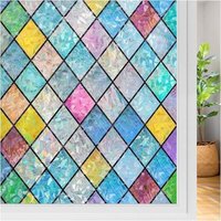 Lntyq Sichtschutzfolie für Fenster, 3D-Regenbogeneffekt, Verdunkelungsfolie, 45 × 200 cm, dekorativ, guter Sichtschutz, UV-Schutz, Hitzeschutz, nicht Lntyq Sichtschutzfolie für Fenster, 3D-Regenbogeneffekt, Verdunkelungsfolie, 45 × 200 cm, dekorativ, guter Sichtschutz, UV-Schutz, Hitzeschutz, nicht von LNTYQ