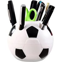 Lntyq Stifthalter, Stifthalter in Form eines Fußballs, Schreibtisch-Organizer mit 6 Löchern, Schreibtisch-Stiftehalter, Stiftaufbewahrung, Organizer Lntyq Stifthalter, Stifthalter in Form eines Fußballs, Schreibtisch-Organizer mit 6 Löchern, Schreibtisch-Stiftehalter, Stiftaufbewahrung, Organizer von LNTYQ