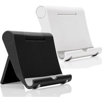 Stück verstellbarer Telefonständer für den Schreibtisch, faltbarer Telefonhalter, kompatibel mit Smartphones und Tablets - Lntyq Stück verstellbarer Telefonständer für den Schreibtisch, faltbarer Telefonhalter, kompatibel mit Smartphones und Tablets - Lntyq von LNTYQ