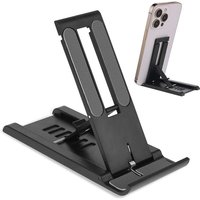 Verstellbarer, faltbarer Telefonständer für den Schreibtisch, Handyhalter, kompatibel mit allen Handys, Telefonständer für Telefon, E-Reader und Verstellbarer, faltbarer Telefonständer für den Schreibtisch, Handyhalter, kompatibel mit allen Handys, Telefonständer für Telefon, E-Reader und von LNTYQ