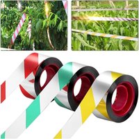 Lntyq - Vogelabwehrband, 3 Rollen, Vogelschreckband, 2,5 cm x 50 m, doppelseitig, reflektierend, Anti-Tauben, für Balkon, Vogelscheuche Lntyq - Vogelabwehrband, 3 Rollen, Vogelschreckband, 2,5 cm x 50 m, doppelseitig, reflektierend, Anti-Tauben, für Balkon, Vogelscheuche von LNTYQ