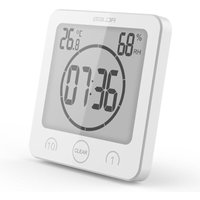 Lntyq Wasserdichte Duschuhr, Dusch-Timer Touch-Uhr (weiß) von LNTYQ