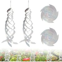 Stücke Vogelabwehr Vogelschreck Spirale Hängendes Band Reflektierende Laserabschreckung Gerät Reflektierende Vogelabwehrmittel Tauben Dekoration Stücke Vogelabwehr Vogelschreck Spirale Hängendes Band Reflektierende Laserabschreckung Gerät Reflektierende Vogelabwehrmittel Tauben Dekoration von LNTYQ