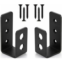 Lot de 2 Supports de Porte Robustes en Acier pour Portes de 2 x 4 - Barre de Sécurité en Forme de u - Lntyq Lot de 2 Supports de Porte Robustes en Acier pour Portes de 2 x 4 - Barre de Sécurité en Forme de u - Lntyq von LNTYQ