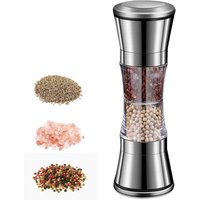 Lntyq - Pfeffermühle, Salz- und Pfeffermühle aus Edelstahl mit Keramikmahlwerk, geeignet zum Mahlen von grobem Salz, Tsechuan-Pfeffer und anderen Lntyq - Pfeffermühle, Salz- und Pfeffermühle aus Edelstahl mit Keramikmahlwerk, geeignet zum Mahlen von grobem Salz, Tsechuan-Pfeffer und anderen von LNTYQ