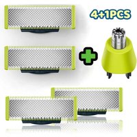 Pour Philips One Blade Rasoir Lame Compatible Avec Philips Oneblade De Remplacement Pro Lames Hommes, paquet de 4 + 1 - Lntyq von LNTYQ