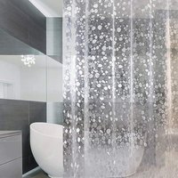 Rideau De Douche, Rideau De Séparation étanche Et Anti-moisissure, Rideau De Douche Ménage à Séchage Rapide(180 x 200 Cm) - Lntyq von LNTYQ