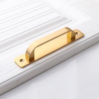 Lntyq - Schiebetürgriff aus Aluminiumlegierung für Holztüren oder -fenster, Tür- oder Fenstergriff (128 mm, Gold), 2 Stück/Los von LNTYQ