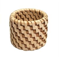 Serviettenringe, Serviettenringe aus Rattan Serviettenringhalter aus Rattan, schmutzabweisende Serviettenringe für Familienfeiern, Dinnerpartys, 5 x Serviettenringe, Serviettenringe aus Rattan Serviettenringhalter aus Rattan, schmutzabweisende Serviettenringe für Familienfeiern, Dinnerpartys, 5 x von LNTYQ