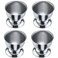 Lntyq - Stück Eierbecher aus Edelstahl, Eierbecher-Set, Eierbecherhalter, Eierbecherhalter aus Edelstahl, Geschirr, Eierbecherhalter für Restaurant, Lntyq - Stück Eierbecher aus Edelstahl, Eierbecher-Set, Eierbecherhalter, Eierbecherhalter aus Edelstahl, Geschirr, Eierbecherhalter für Restaurant, von LNTYQ