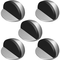 Lntyq - Stück Türstopper, selbstklebende Türstopper aus Edelstahl, Stopper mit Gummipuffern, selbstklebender Türstopper für alle harten Böden, bieten von LNTYQ