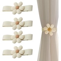 Stück Vorhang-Raffhalter, Kreativer Blumen-Vorhanghalter, Elastisches Seil, Vorhang-Raffhalter mit Blume, Niedliche Vorhang-Raffhalter, Stück Vorhang-Raffhalter, Kreativer Blumen-Vorhanghalter, Elastisches Seil, Vorhang-Raffhalter mit Blume, Niedliche Vorhang-Raffhalter, von LNTYQ