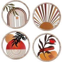 Lntyq - Stück böhmische Wanddekoration aus Holz für das Wohnzimmer, Wandbehang, Dekoration, moderne Wanddekoration aus Holz für das Wohnzimmer, für Lntyq - Stück böhmische Wanddekoration aus Holz für das Wohnzimmer, Wandbehang, Dekoration, moderne Wanddekoration aus Holz für das Wohnzimmer, für von LNTYQ