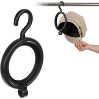 Lntyq - Stück hängender Hut-Perückenständer, platzsparende Kunststoff-Perücken-Display-Kleiderbügel, tragbare hängende Perückenhalter für Schrank, Lntyq - Stück hängender Hut-Perückenständer, platzsparende Kunststoff-Perücken-Display-Kleiderbügel, tragbare hängende Perückenhalter für Schrank, von LNTYQ