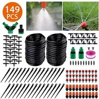 Système d'irrigation Jardin, 30M Micro Irrigation Goutte à Goutte Kit Automatique système d'irrigation d'arrosage Réglable pour Paysage Patio Serre von LNTYQ