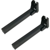 Tischbein klappbar, Klappbein, klappbares Tischbein - Höhe: 30cm - Design: Schwarz - Material: Eisen - für Tisch Bett Sofa Camping Auto - 2er Set von LNTYQ