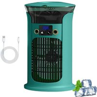 Tragbarer Ventilator, 880 ml Luftkühler, tragbarer Mini-Ventilator mit 3 Geschwindigkeiten, leiser Turmventilator, tragbarer Mini-Ventilator für von LNTYQ