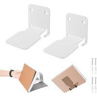 Unsichtbares Wandbücherregal - 2 Stück multifunktionale schwebende Bücherregale aus Metall mit versteckter Halterung für das Home-Office, das von LNTYQ