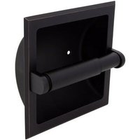 Versenkbarer Toilettenpapierhalter aus schwarzer, mit Öl eingeriebener Bronze - Lntyq Versenkbarer Toilettenpapierhalter aus schwarzer, mit Öl eingeriebener Bronze - Lntyq von LNTYQ