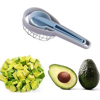 Vielseitiger Avocadoschneider, 3 in 1 Avocadoschneider, Avocadoschäler, Avocadoschneider, Avocadohobel, Schneider für Avocado, Mango, Kiwi, Schälen Vielseitiger Avocadoschneider, 3 in 1 Avocadoschneider, Avocadoschäler, Avocadoschneider, Avocadohobel, Schneider für Avocado, Mango, Kiwi, Schälen von LNTYQ