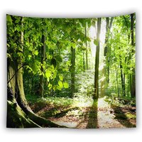 Lntyq - Wandteppich, 200 x 150 cm, dekorativer Wald, Naturlandschaft für Schlafzimmer, Wohnzimmer, Wohnheim Lntyq - Wandteppich, 200 x 150 cm, dekorativer Wald, Naturlandschaft für Schlafzimmer, Wohnzimmer, Wohnheim von LNTYQ