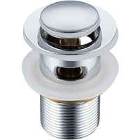 Waschbecken-Ablaufgarnitur mit Überlauf, Universal-Ventil-Ablaufgarnitur für Waschbecken, Waschbecken-Ablaufgarnitur mit Überlauf (perforiert) - Lntyq von LNTYQ