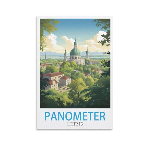 LNUYITR Panometer Leipzig Vintage-Reiseposter, 20 x 30 cm, Leinwand-Kunst-Poster und Wandkunst, Bilddrucke, modernes Heim-, Schlafzimmer-Dekor-Poster LNUYITR Panometer Leipzig Vintage-Reiseposter, 20 x 30 cm, Leinwand-Kunst-Poster und Wandkunst, Bilddrucke, modernes Heim-, Schlafzimmer-Dekor-Poster von LNUYITR