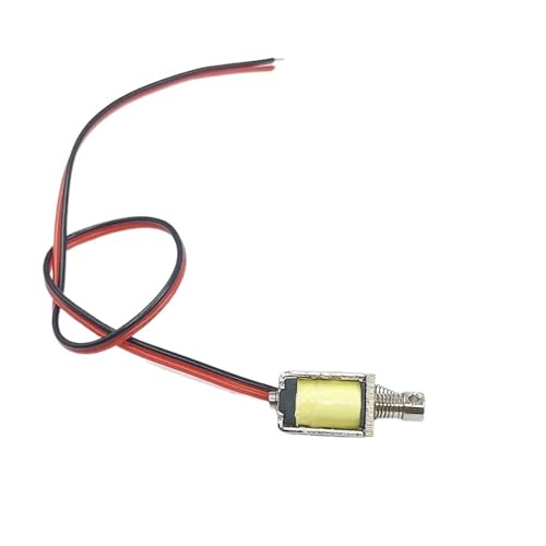 DC 3V 5V 9V 12V Rahmen Durchgangstyp Solenoid Push-Pull Quadratischer Elektromagnet 4mm Hub(12V) von LNWZVMZFV