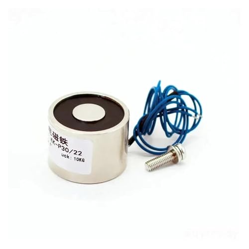 Kleiner zylindrischer Elektromagnet 30/22 DC 12 V, der 10 kg 100 N hebt(12V) von LNWZVMZFV