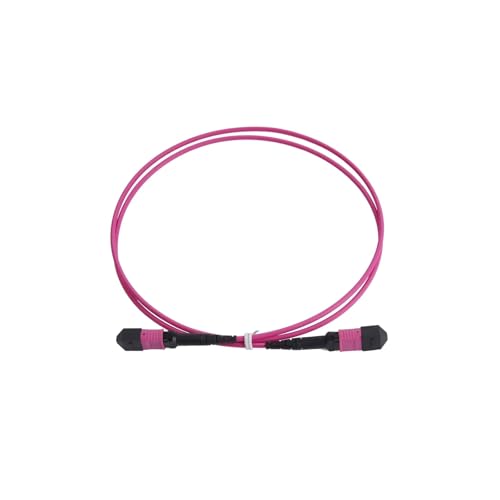 LNWZVMZFV 100G MPO OM4 Glasfaser-Patchkabel Multimode 12-adrig APC UPC Buchse auf Buchse B-Typ Flachwinkel(20 meter) von LNWZVMZFV