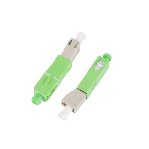 LNWZVMZFV 5er-Pack Glasfaser-Adapter APC/UPC SC Stecker auf UPC FC/LC/SC/ST Buchse Singlemode Multimode MO3(ASC-M-ULC-F-M) von LNWZVMZFV