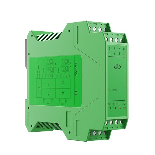 LNWZVMZFV Analoger Mehrk-Signal-Isolator mit 2 Eingängen und 4 Ausgängen, 1-5 V bis 4-20 mA, 0-5 V, 0-10 V DC, 24 V (4-20 mA Output) von LNWZVMZFV
