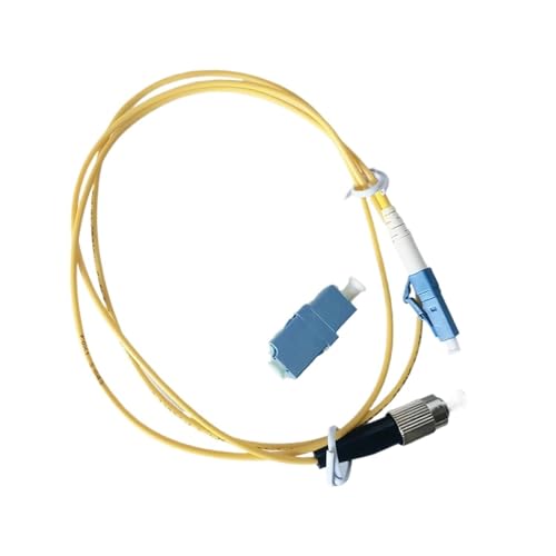 LNWZVMZFV FC/UPC-LC/UPC Glasfaser-Patchkabel mit 2,0 mm Durchmesser, Singlemode-Kommunikationsfaser, 0,8 m/10 m Verlängerungskabel(0.8M With Adapter) von LNWZVMZFV