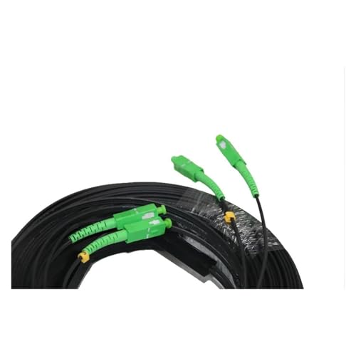 LNWZVMZFV Outdoor-Glasfaserkabel, Duplex FTTH, 3-adrig, 2-Faser-Patchkabel, LC SC FC ST, 150 m(2SC APC- 2SC APC) von LNWZVMZFV