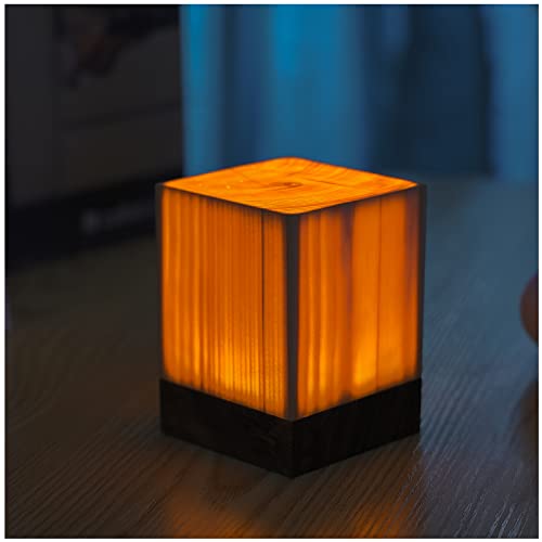 LNXGJJ Led Nachtlicht, Nachttischlamp, Touch Dimmbar AtmosphäRe Tischlampe FüR Schlafzimmer Wohnzimmer, Wiederaufladbare Lithiumbatterie, Tragbar Nachtlicht, Geschenk FüR Kinder, Freunde von LNXGJJ