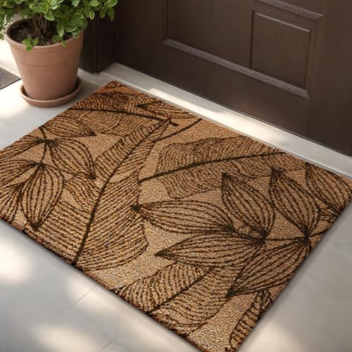 Badezimmermatte Braune Blätter Bath Mat Mikrofaser Badmatte Waschbar Badezimmerteppich rutschfest Badematte Schnelltrocknend Badezimmermatten Verdicken Badmatten Badvorleger 40x60cm Badezimmermatte Braune Blätter Bath Mat Mikrofaser Badmatte Waschbar Badezimmerteppich rutschfest Badematte Schnelltrocknend Badezimmermatten Verdicken Badmatten Badvorleger 40x60cm von LNXSESN