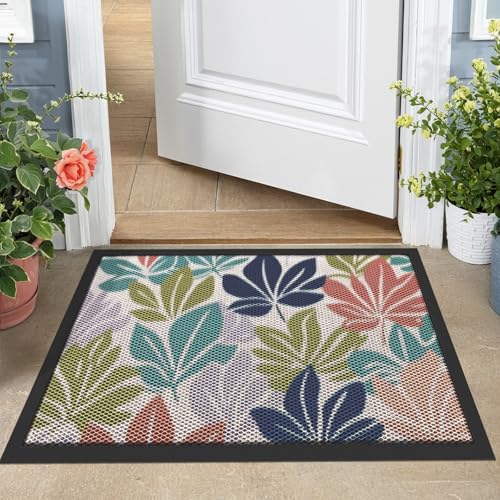 Badezimmermatte Bunte Blätter Badmatte Mikrofaser Bath Mat Waschbar Badezimmerteppich Duschvorleger rutschfest Badematte Schnelltrocknend Badvorleger Verdicken Badezimmermatten 50x80cm Badezimmermatte Bunte Blätter Badmatte Mikrofaser Bath Mat Waschbar Badezimmerteppich Duschvorleger rutschfest Badematte Schnelltrocknend Badvorleger Verdicken Badezimmermatten 50x80cm von LNXSESN