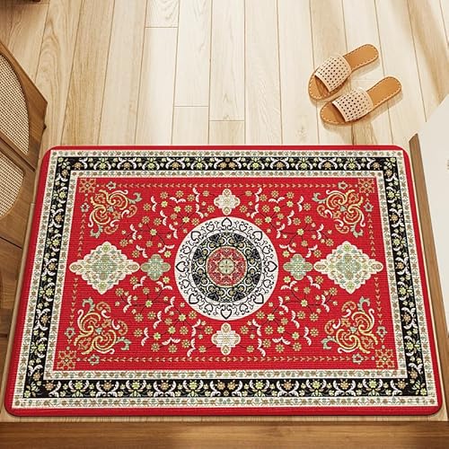 Badezimmermatte Rot Schwarz Gelb Badmatte Mikrofaser Bath Mat Waschbar Badezimmerteppich Duschvorleger rutschfest Badematte Schnelltrocknend Badvorleger Verdicken Badezimmermatten 50x80cm Badezimmermatte Rot Schwarz Gelb Badmatte Mikrofaser Bath Mat Waschbar Badezimmerteppich Duschvorleger rutschfest Badematte Schnelltrocknend Badvorleger Verdicken Badezimmermatten 50x80cm von LNXSESN